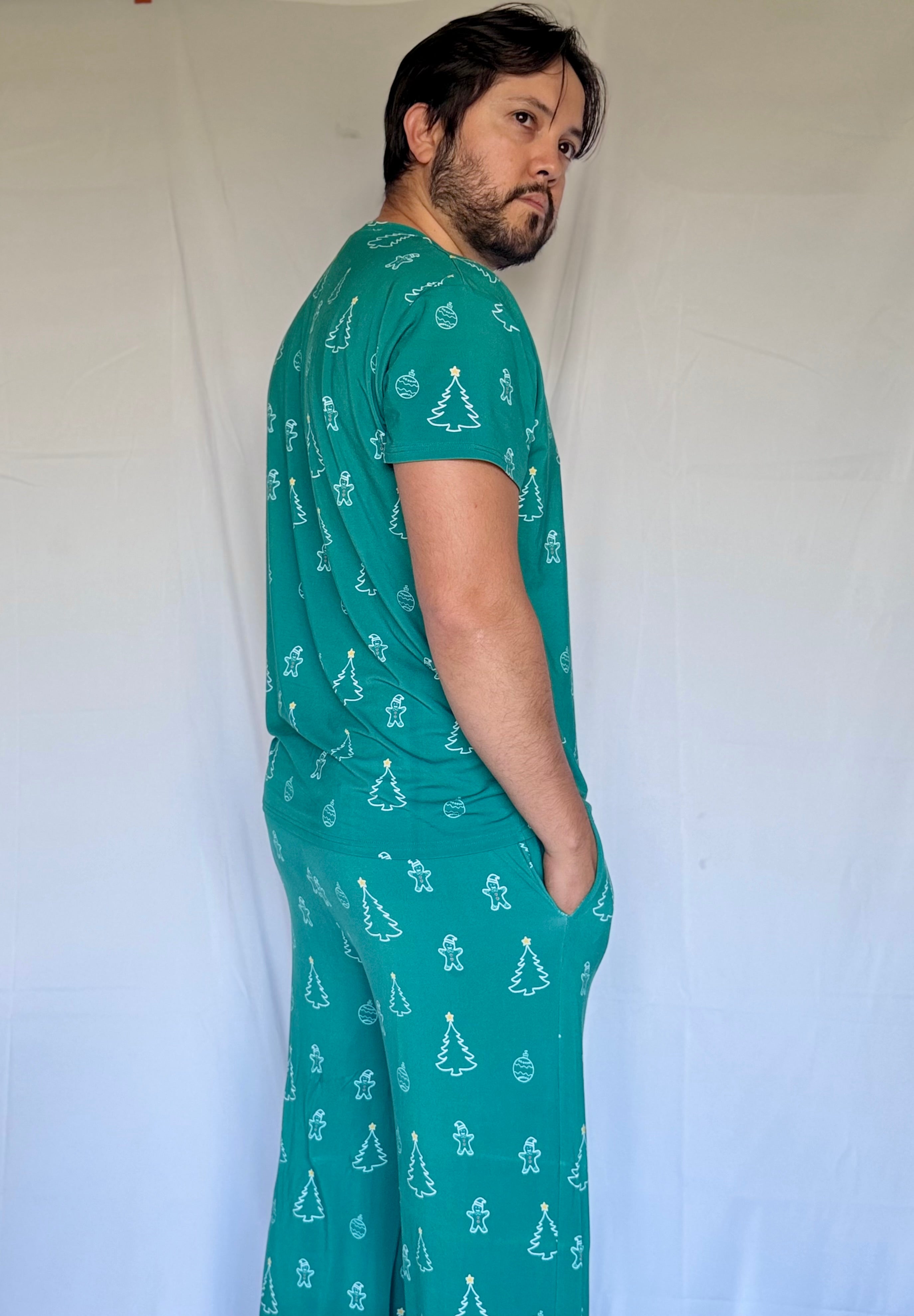 Ultra-soft hypoallergenic bamboo pajama for Men - Christmas