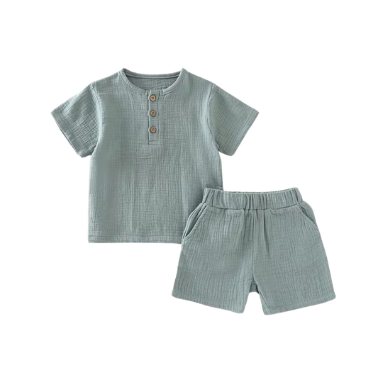Sage Cotton Summer 2 piece set