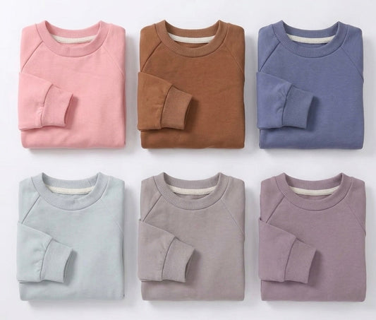 Organic cotton crewneck for baby and toddler by Lora Baby