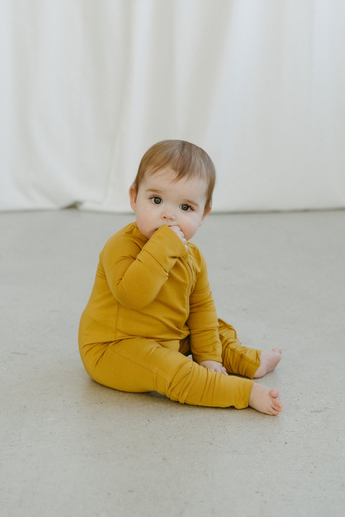 Honey Bliss bamboo baby pajama by Lora Baby, sensitive-skin-friendly sleepwear